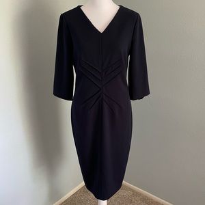 Navy Blue V neck Calvin Klein dress size 8